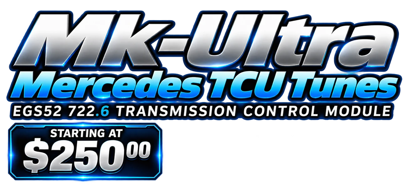 Mk-Ultra Mercedes TCU Tunes for EGS52 5G Transmissions, starting at $250